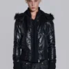 Schwarze Mercury-Daunenjacke