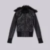 Schwarze Mercury-Daunenjacke