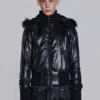 Schwarze Mercury-Daunenjacke