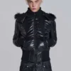 Schwarze Mercury-Daunenjacke