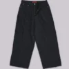 Schwarze, Nadelstreifen-Jeans „XL Colossus“