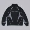 Schwarze „Panelled Vapor“-Jacke