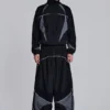 Schwarze „Panelled Vapor“-Jacke