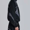 Schwarze „Panelled Vapor“-Jacke