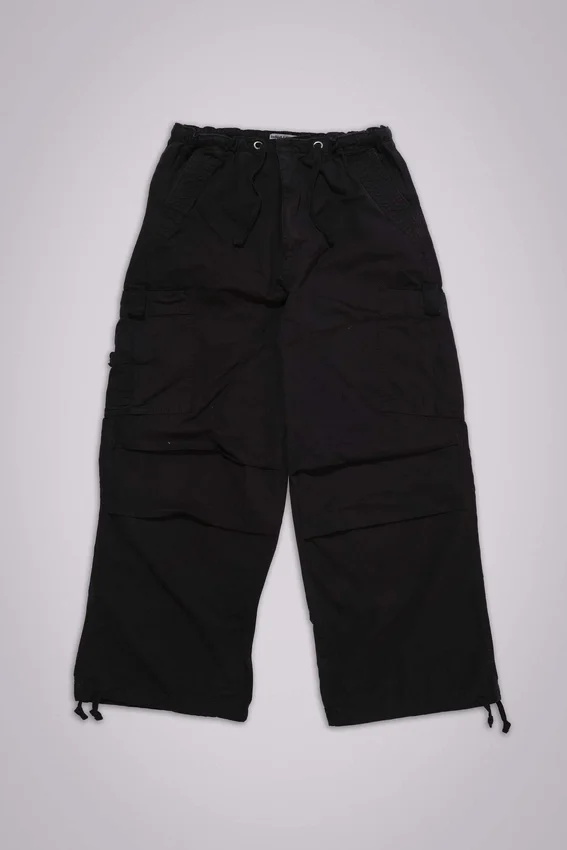 Schwarze Parachute Cargo-Hose