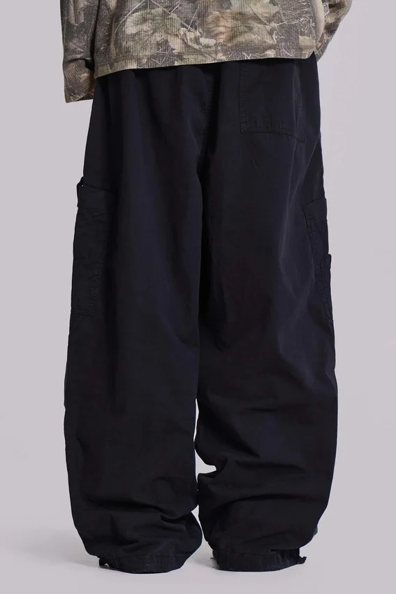 Schwarze Parachute Cargo-Hose