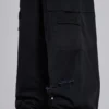 Schwarze Titan-Cargohose