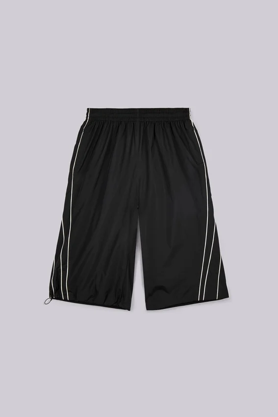 Schwarze Vapor 3/4-Shorts