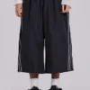 Schwarze Vapor 3/4-Shorts