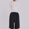 Schwarze Vapor 3/4-Shorts