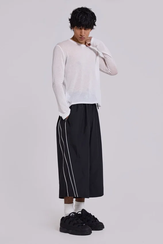 Schwarze Vapor 3/4-Shorts