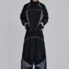 Schwarze Vapor-Jogginghose mit Einsätzen
