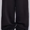 Schwarze, weit geschnittene Monster Joggers