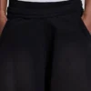 Schwarze, weite „Monster Joggers“ mit Umschlag