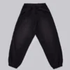 Schwarze, weite „Monster Joggers“ mit Umschlag