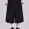 Schwarze XL Goliath Baggy-Shorts mit Nadelstreifen