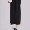 Schwarze XL Goliath Baggy-Shorts mit Nadelstreifen