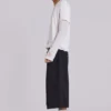 Schwarze XL Goliath Baggy-Shorts mit Nadelstreifen