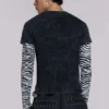 Schwarze XL-Goliath-Baggy-Shorts mit Nieten