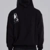 Schwarzer Devoted Patch-Hoodie