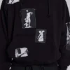 Schwarzer Devoted Patch-Hoodie