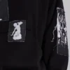 Schwarzer Devoted Patch-Hoodie