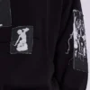 Schwarzer Devoted Patch-Hoodie