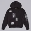 Schwarzer Devoted Patch-Hoodie