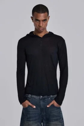 Schwarzer „Mist“-Hoodie