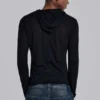 Schwarzer „Mist“-Hoodie