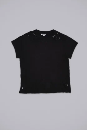 Schwarzes „Bite“-T-Shirt