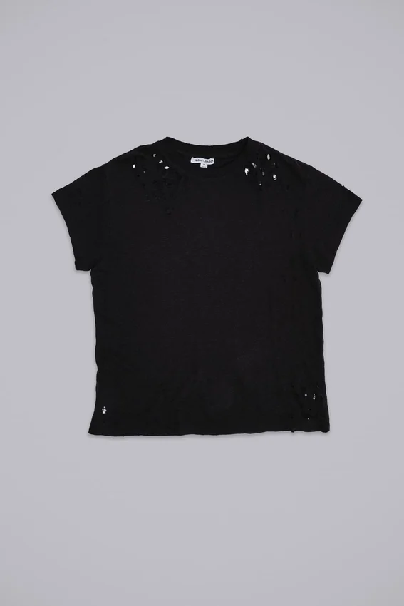 Schwarzes „Bite“-T-Shirt