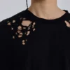 Schwarzes „Bite“-T-Shirt