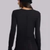 Schwarzes „Mist“-Minikleid