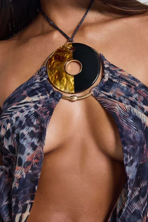 Selah Neckholder-Oberteil mit Cut-outs