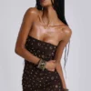 Serena Bandage-Kleid mit Nieten