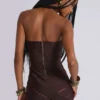 Serena Bandage-Kleid mit Nieten