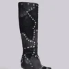 „Shadow“ Nieten-Kniehohe Stiefel