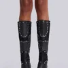 „Shadow“ Nieten-Kniehohe Stiefel
