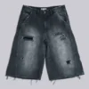 Skate-Shorts im Carpenter-Stil mit Distressed-Effekt
