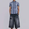 Skate-Shorts im Carpenter-Stil mit Distressed-Effekt
