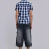 Skate-Shorts im Carpenter-Stil mit Distressed-Effekt