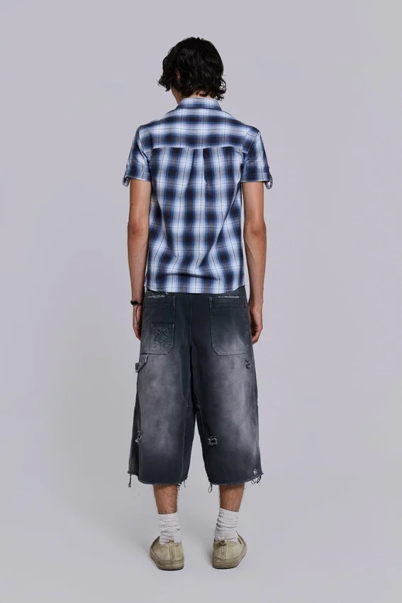 Skate-Shorts im Carpenter-Stil mit Distressed-Effekt
