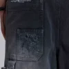 Skate-Shorts im Carpenter-Stil mit Distressed-Effekt