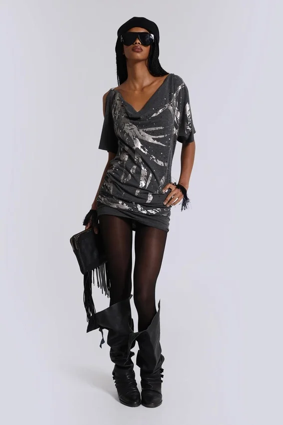 Sky – Asymmetrisches Minikleid