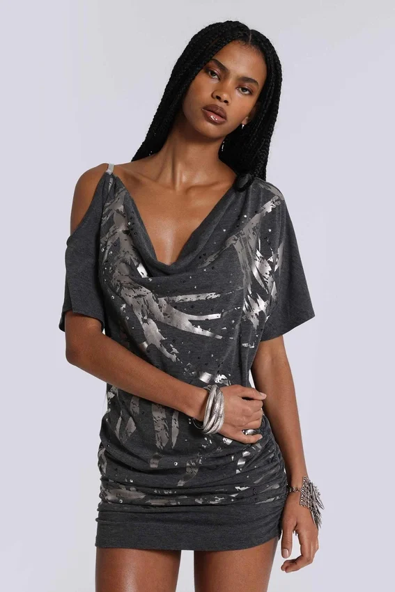 Sky – Asymmetrisches Minikleid
