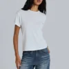 Slub White T-Shirt