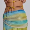 Soleila drapierter Maxirock