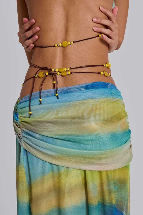 Soleila drapierter Maxirock