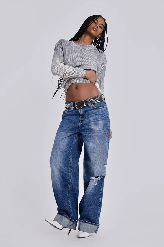 Sonic-Jeans in Vintage-Blau